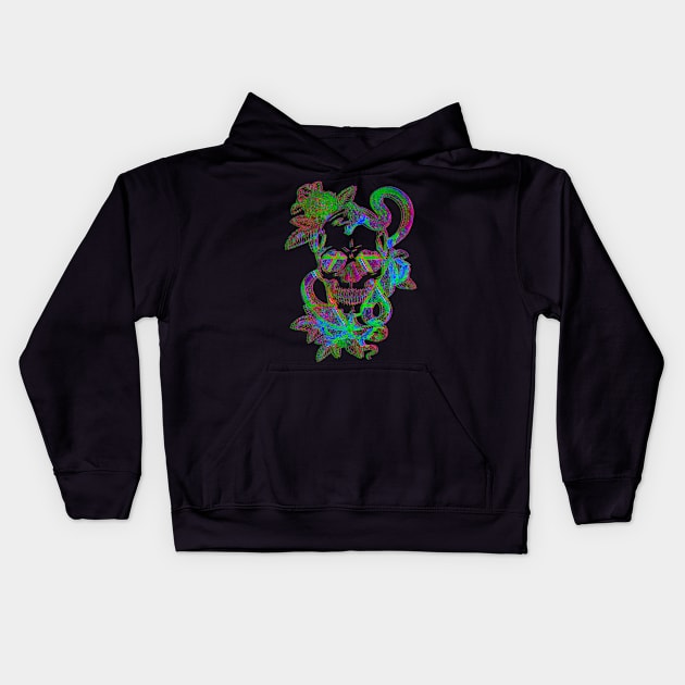 The Shaman&#39;s immortal laughter Kids Hoodie by indusdreaming